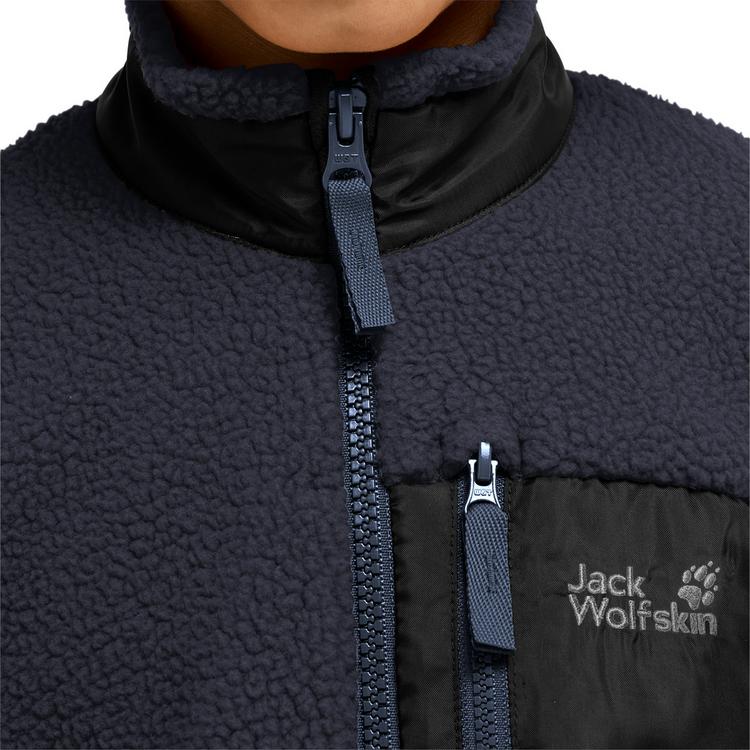 Jack Wolfskin Jack Wolfskin LITE CURL FZ K Fleecejacke Kinder - dark navy - 0 | SportScheck