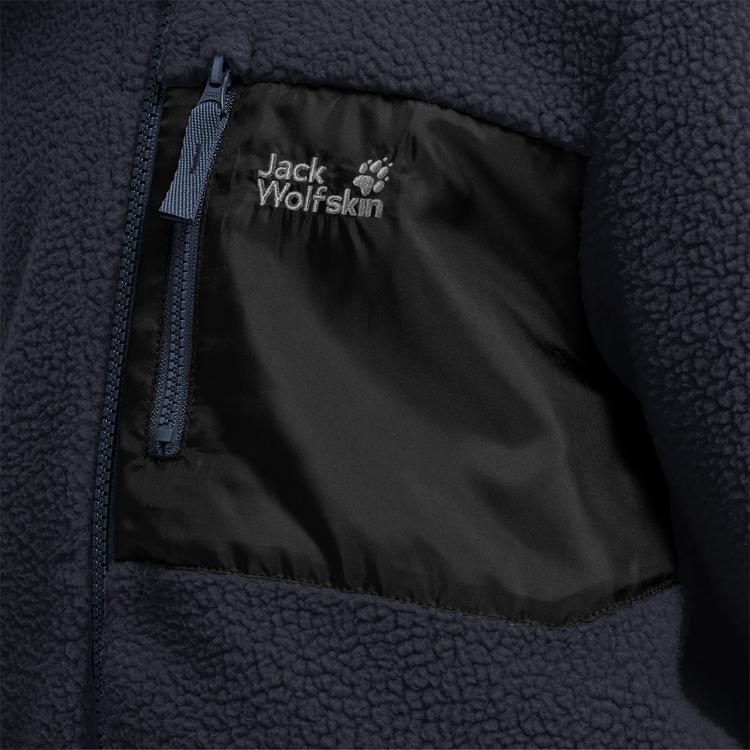 Jack Wolfskin Jack Wolfskin LITE CURL FZ K Fleecejacke Kinder - dark navy - 2 | SportScheck