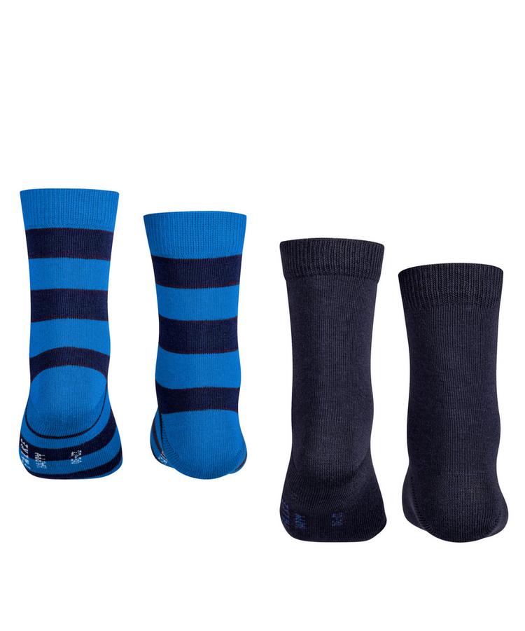 Falke Falke Happy Stripe  2-Pack Socken Kinder - black (3000) - 0 | SportScheck