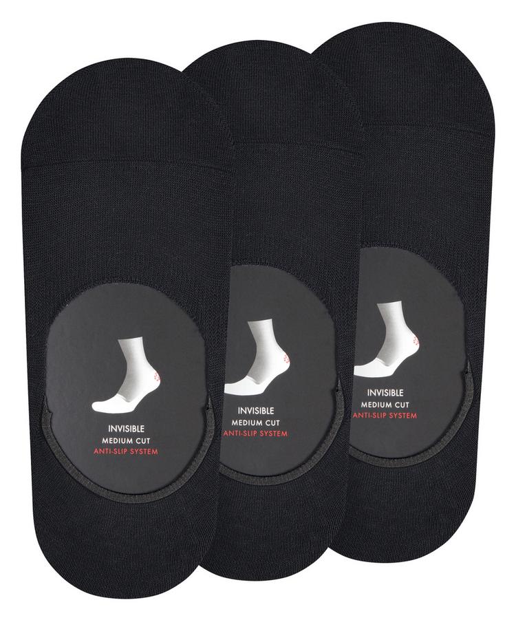 Falke Falke Step Medium Cut Bundle 3-Pack Socken Herren - black (3000) - 3 | SportScheck
