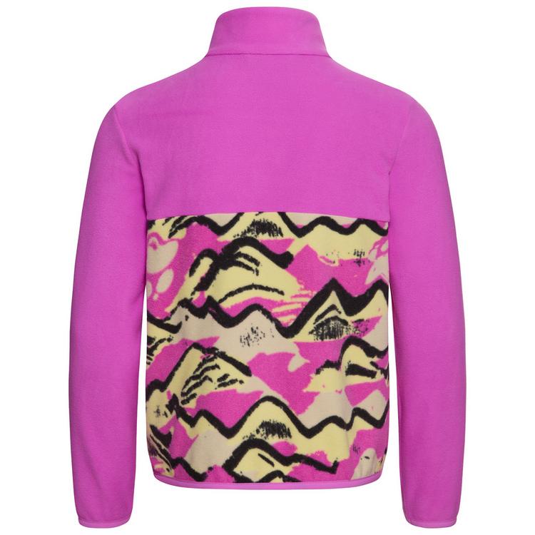 Jack Wolfskin Jack Wolfskin PAW ERA 100 PRINT FZ K Funktionsjacke Kinder - MOUNTAIN PAW foxglove - 0 | SportScheck