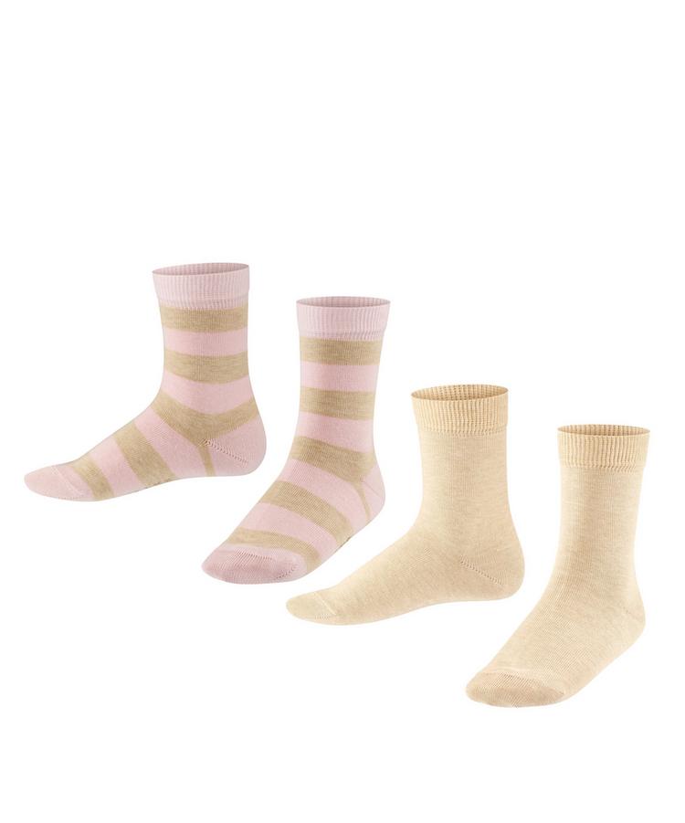 Falke Falke Happy Stripe  2-Pack Socken Kinder - sand mel. (4650) - 0 | SportScheck