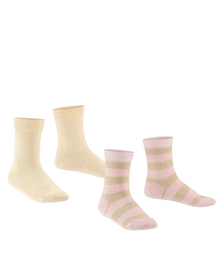 Falke Falke Happy Stripe  2-Pack Socken Kinder - sand mel. (4650) - 0 | SportScheck