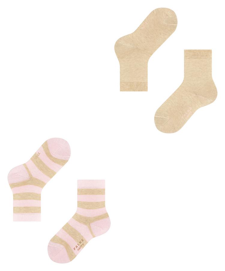 Falke Falke Happy Stripe  2-Pack Socken Kinder - sand mel. (4650) - 2 | SportScheck