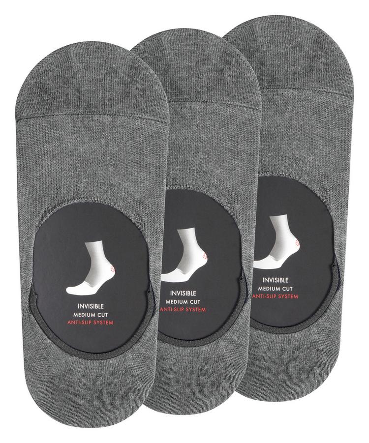 Falke Falke Step Medium Cut Bundle 3-Pack Socken Herren - light greymel. (3390) - 3 | SportScheck