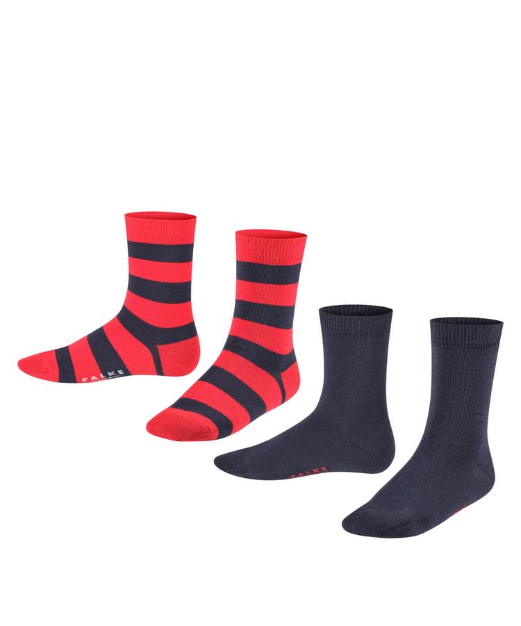 Falke Falke Happy Stripe  2-Pack Socken Kinder - marine (6120) - 0 | SportScheck