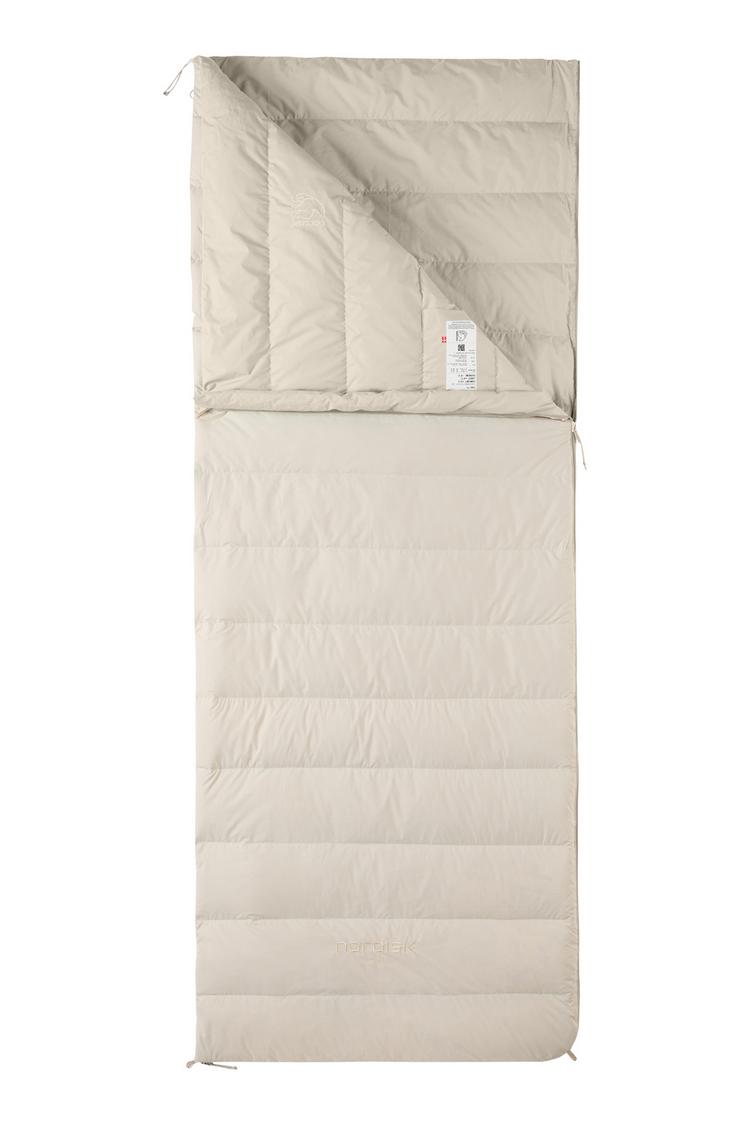 Nordisk Nordisk Saga +5&deg; Daunenschlafsack - Sandshell - 0 | SportScheck