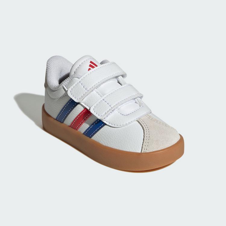 adidas adidas VL Court 3.0 Kids Schuh Sneaker Kinder - Cloud White / Royal Blue / Better Scarlet - 3 | SportScheck