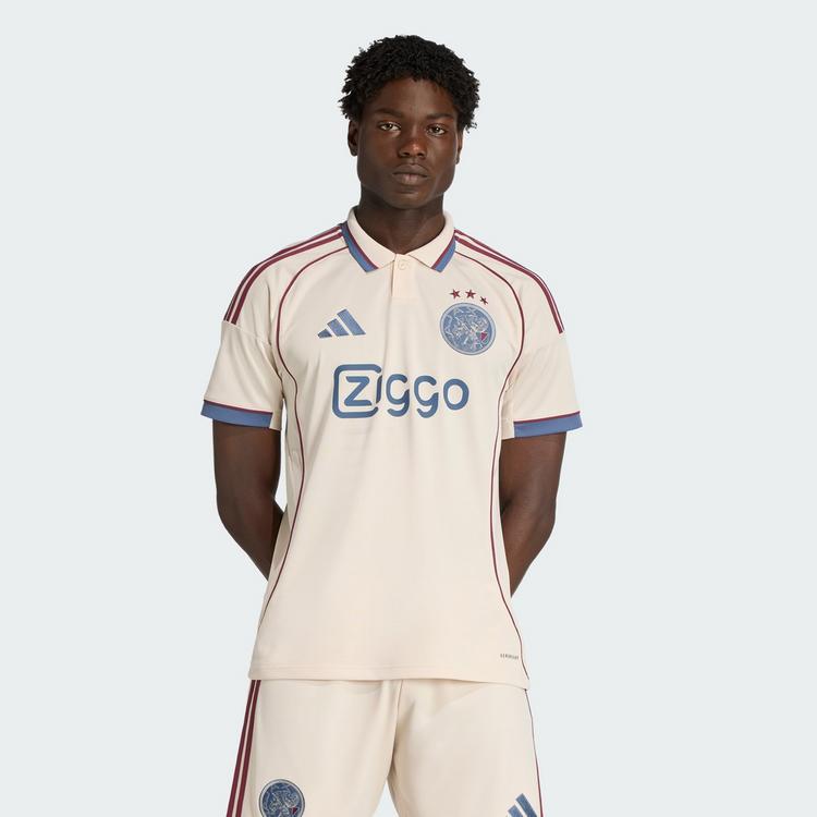 adidas adidas Ajax Amsterdam 25/26 Ausweichtrikot Teamtrikot Herren - Halo Ivory - 0 | SportScheck