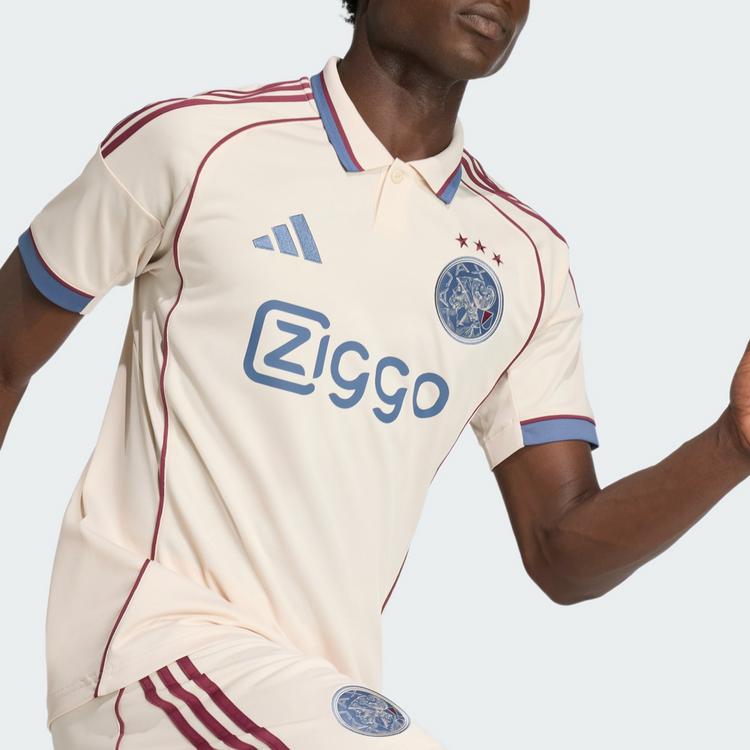 adidas adidas Ajax Amsterdam 25/26 Ausweichtrikot Teamtrikot Herren - Halo Ivory - 1 | SportScheck