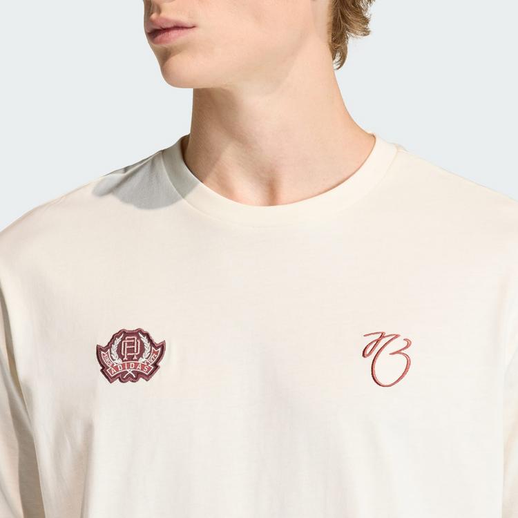 adidas adidas Jude Bellingham Loose T-Shirt Funktionsshirt Herren - Off White - 0 | SportScheck