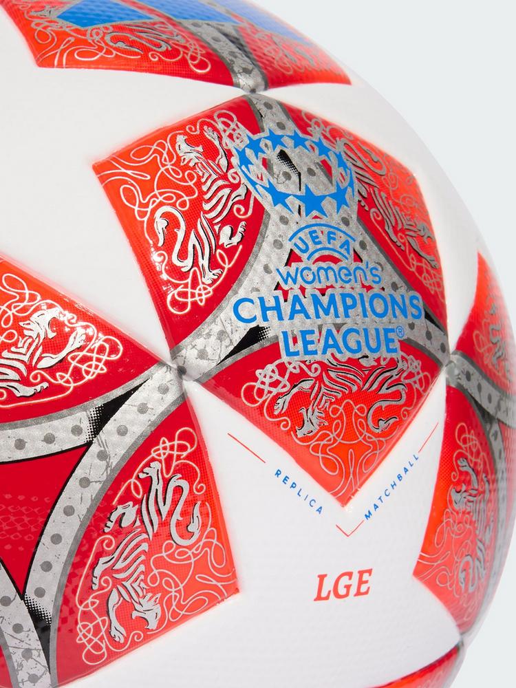 adidas adidas UEFA WOMENS CHAMPIONS LEAGUE LEAGUE BALL Fu&szlig;ball - White / Scarlet - 1 | SportScheck