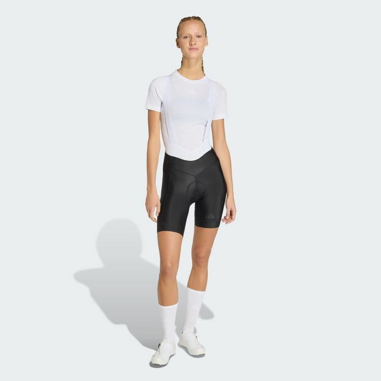 adidas adidas ESSENTIALS PADDED CYCLING TR&Auml;GERSHORTS Fahrradshorts Damen - Black - 0 | SportScheck