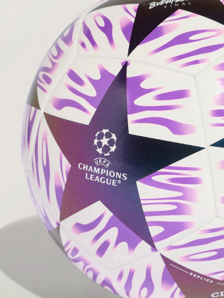 adidas adidas UEFA Champions League Final Club Ball Fu&szlig;ball - White / Shock Purple - 1 | SportScheck