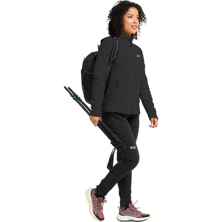 Jack Wolfskin Jack Wolfskin TAUNUS 100 FZ W Fleecejacke Damen - black - 2 | SportScheck