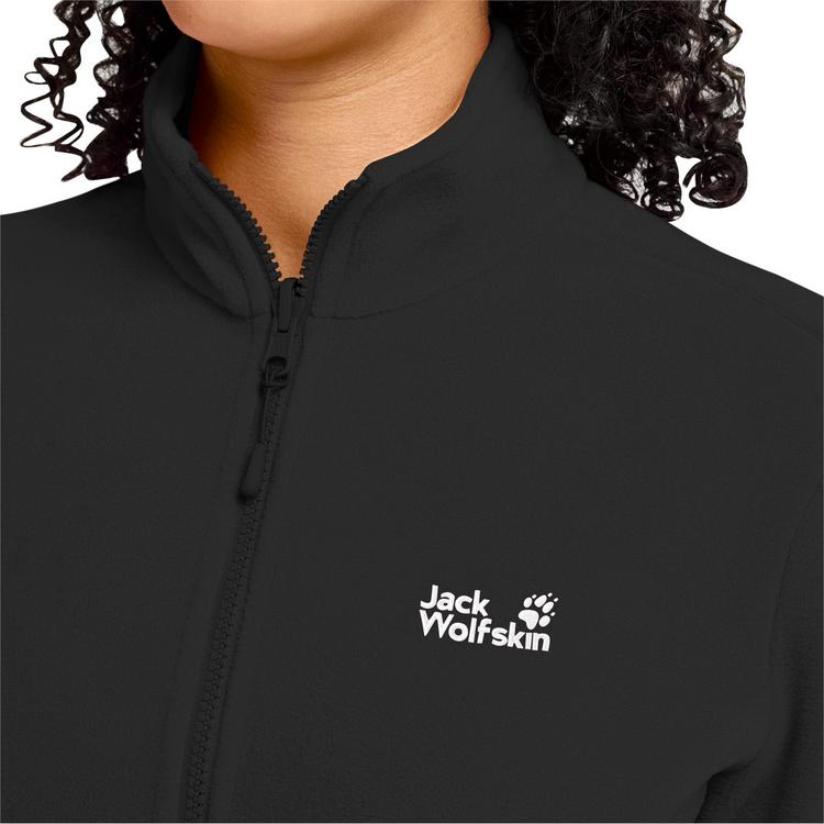 Jack Wolfskin Jack Wolfskin TAUNUS 100 FZ W Fleecejacke Damen - black - 1 | SportScheck