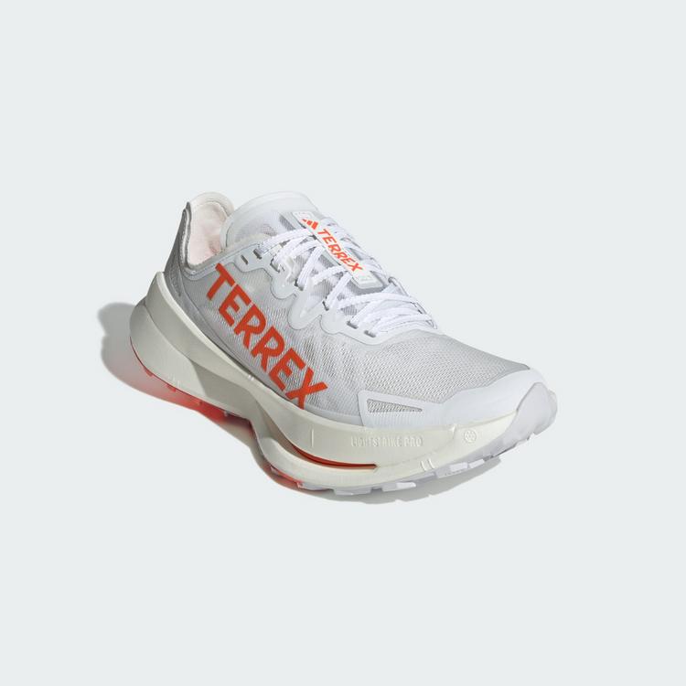 adidas adidas Terrex Agravic Speed Ultra Laufschuhe - Cloud White / Impact Orange / Dash Grey - 3 | SportScheck