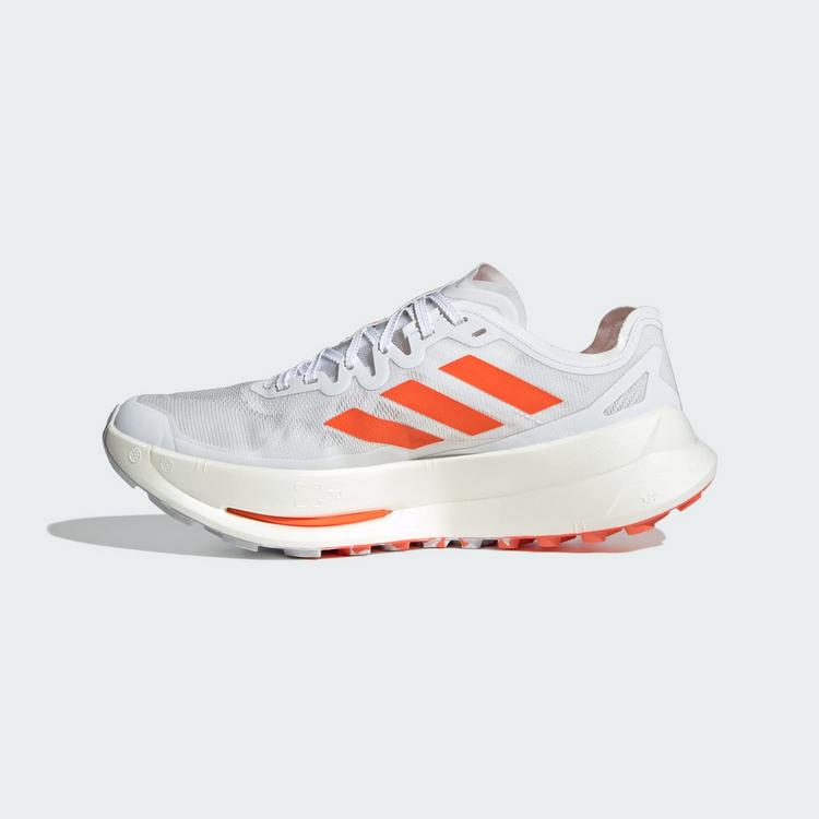 adidas adidas Terrex Agravic Speed Ultra Laufschuhe - Cloud White / Impact Orange / Dash Grey - 5 | SportScheck
