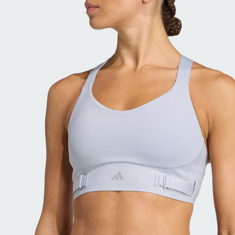 adidas adidas FastImpact Luxe Run High-Support BH Damen - Halo Silver / Halo Silver - 1 | SportScheck