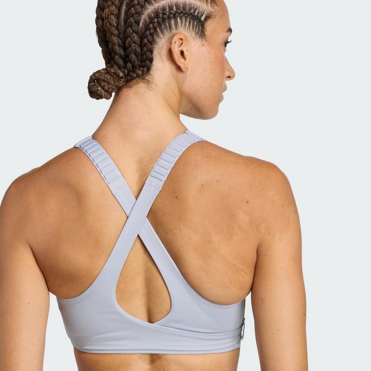 adidas adidas FastImpact Luxe Run High-Support BH Damen - Halo Silver / Halo Silver - 2 | SportScheck