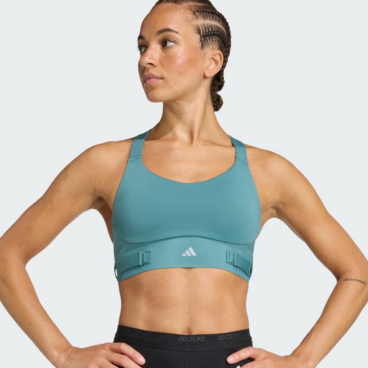 adidas adidas FastImpact Luxe Run High-Support BH Damen - Preloved Teal / Preloved Teal - 1 | SportScheck