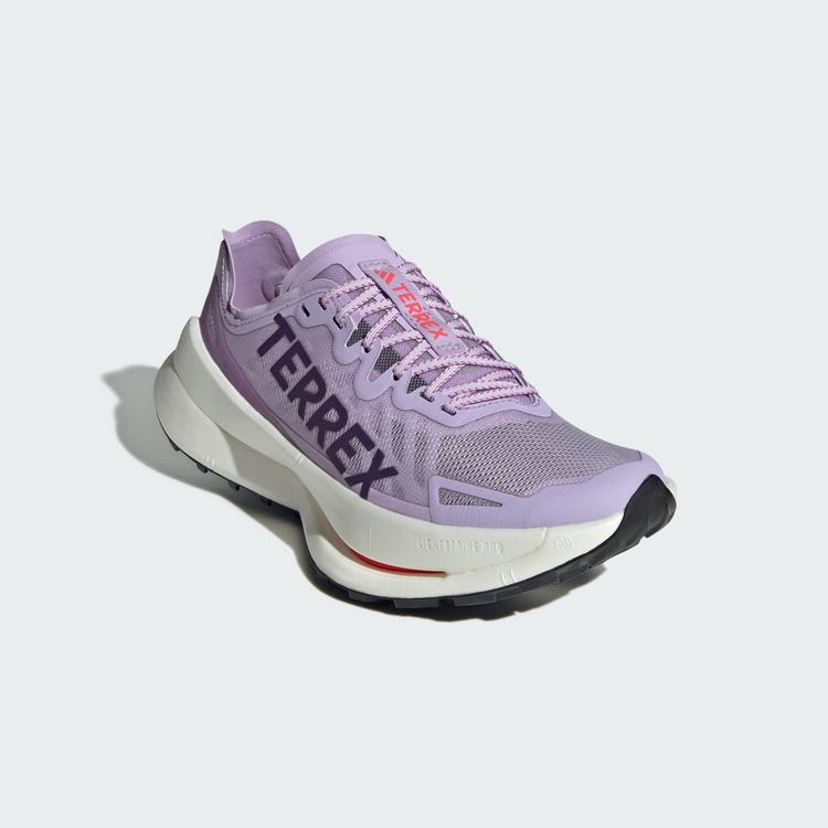 adidas adidas Terrex Agravic Speed Ultra Laufschuhe Damen - Powder Plum / Aurora Plum / Lucid Red - 3 | SportScheck