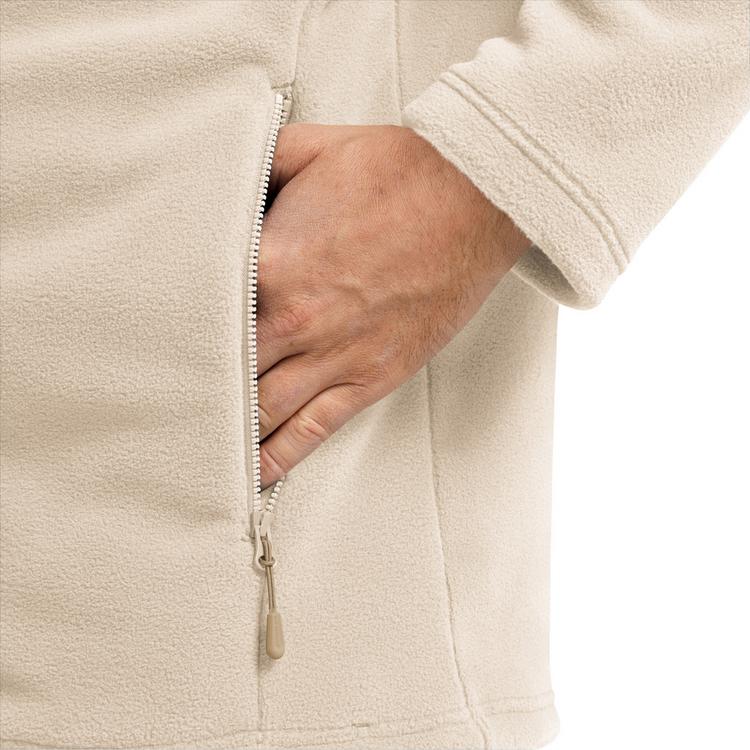 Jack Wolfskin Jack Wolfskin TAUNUS 200 FZ M Fleecejacke Herren - oyster - 0 | SportScheck