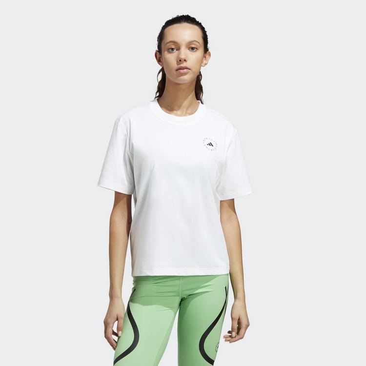 adidas adidas adidas by Stella McCartney TrueCasuals T-Shirt Damen - White - 0 | SportScheck