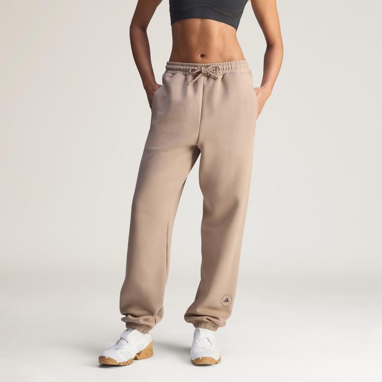 adidas adidas adidas by Stella McCartney Loose Trainingshose Damen - Chalky Brown - 0 | SportScheck