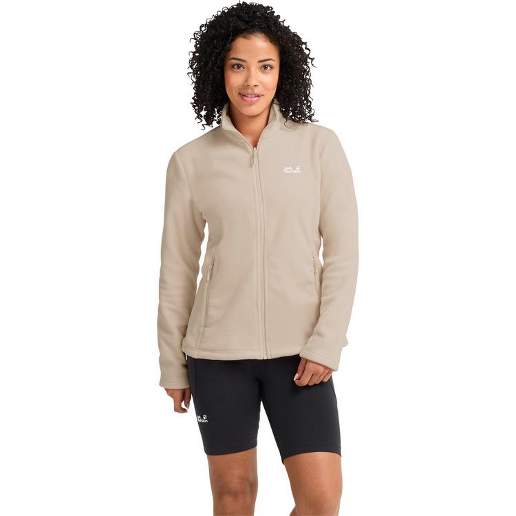 Jack Wolfskin Jack Wolfskin TAUNUS 200 FZ W Fleecejacke Damen - oyster - 0 | SportScheck