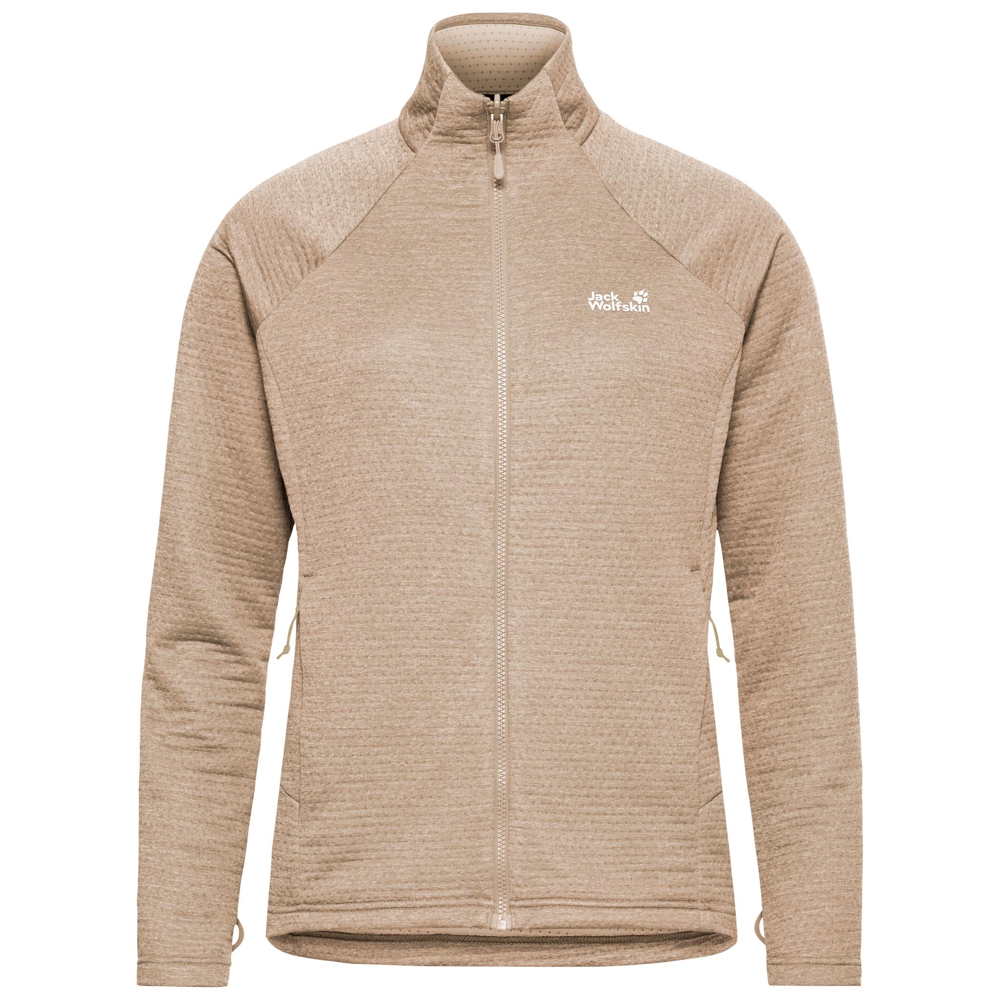 Jack Wolfskin ANYTRAIL FZ W Fleecejacke Damen - oat