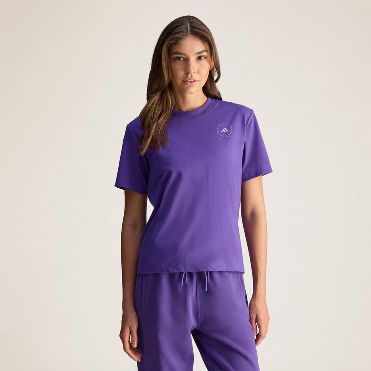 adidas adidas adidas by Stella McCartney TrueCasuals T-Shirt Damen - Alpine Violet-Smc - 0 | SportScheck