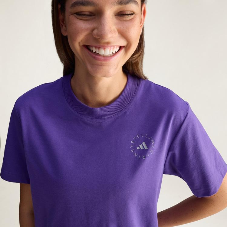 adidas adidas adidas by Stella McCartney TrueCasuals T-Shirt Damen - Alpine Violet-Smc - 1 | SportScheck