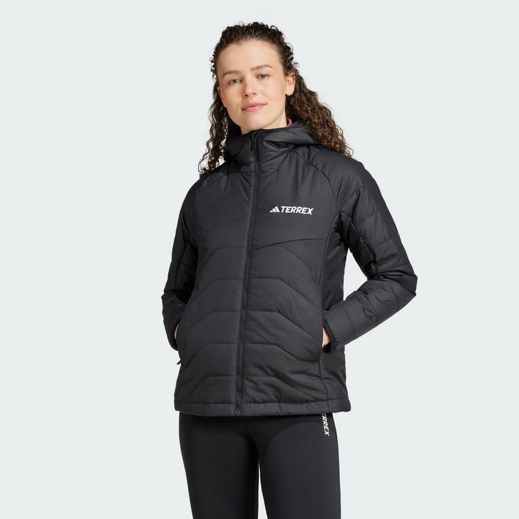 adidas adidas Terrex Multi Synthetic Hooded Outdoorjacke Damen - Black - 0 | SportScheck