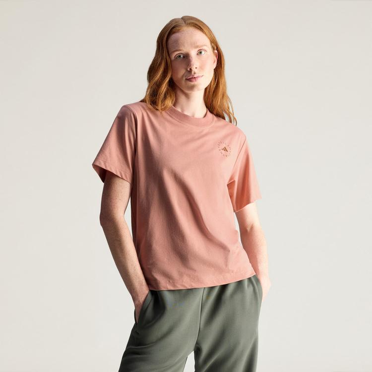 adidas adidas adidas by Stella McCartney TrueCasuals T-Shirt Damen - Light Rosewood - 0 | SportScheck