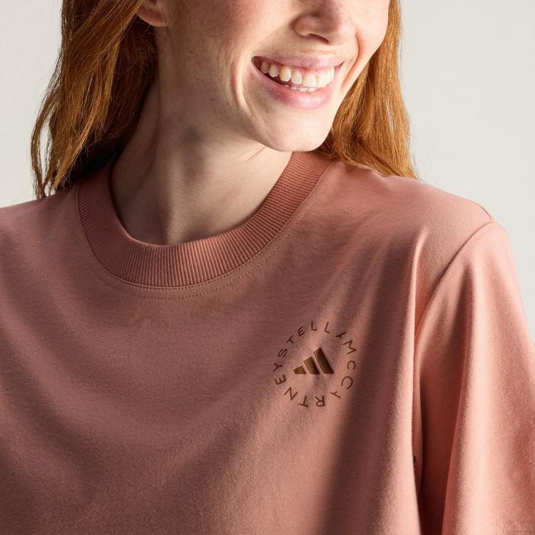 adidas adidas adidas by Stella McCartney TrueCasuals T-Shirt Damen - Light Rosewood - 0 | SportScheck