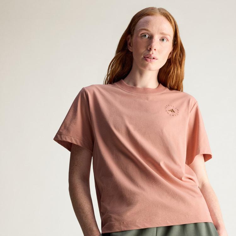 adidas adidas adidas by Stella McCartney TrueCasuals T-Shirt Damen - Light Rosewood - 1 | SportScheck