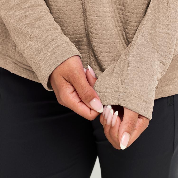 Jack Wolfskin Jack Wolfskin ANYTRAIL FZ W Fleecejacke Damen - oat - 2 | SportScheck