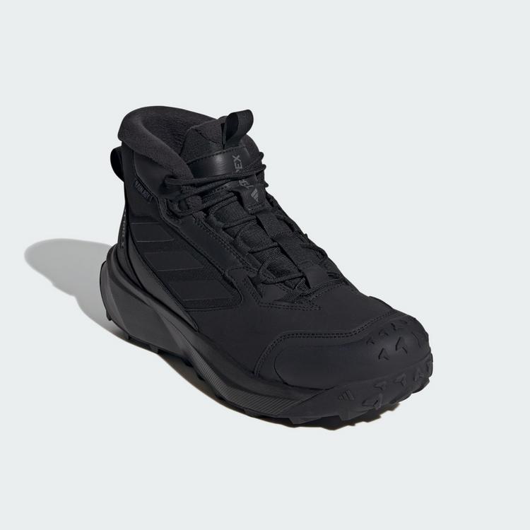 adidas adidas Terrex Winter Leather Mid Cut Rain.Rdy Wanderschuhe Herren - Core Black / Core Black / Grey Four - 3 | SportScheck