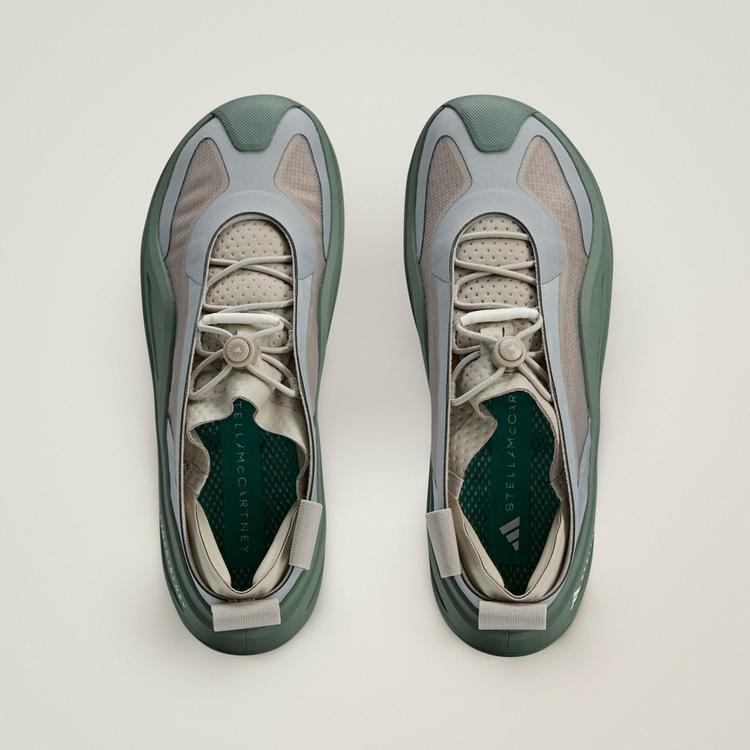 adidas adidas adidas by Stella McCartney Sportswear Fitnessschuhe Damen - Stone Green / Cloud White / Reflective Silver - 1 | SportScheck