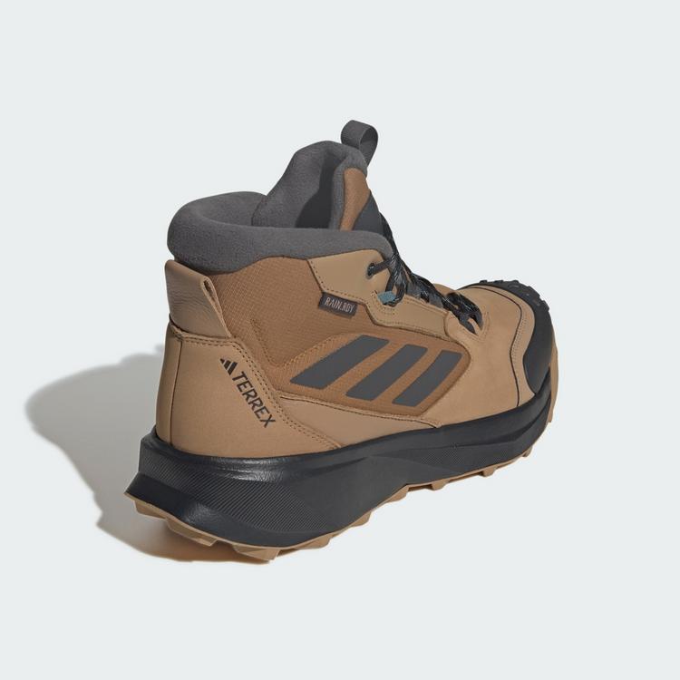 adidas adidas Terrex Winter Leather Mid Cut Rain.Rdy Wanderschuhe Herren - Cardboard / Carbon / Bronze Strata - 4 | SportScheck