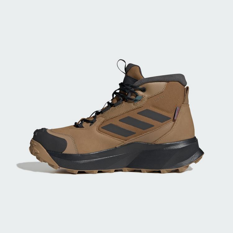 adidas adidas Terrex Winter Leather Mid Cut Rain.Rdy Wanderschuhe Herren - Cardboard / Carbon / Bronze Strata - 5 | SportScheck
