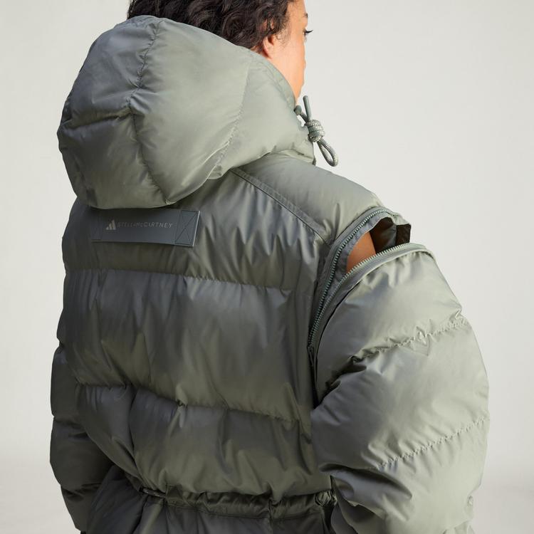 adidas adidas adidas by Stella McCartney Long Jacke Damen - Stone Green - 1 | SportScheck