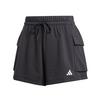 adidas Essentials Small Logo French Terry Funktionsshorts Damen - Black / White