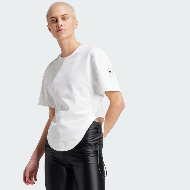 adidas adidas adidas by Stella McCartney Sportswear Funktionsshirt Damen - White / Black - 1 | SportScheck