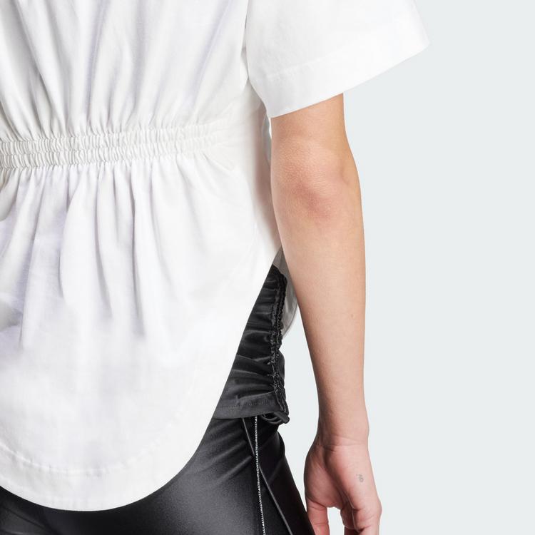 adidas adidas adidas by Stella McCartney Sportswear Funktionsshirt Damen - White / Black - 1 | SportScheck