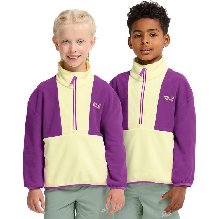 Jack Wolfskin Jack Wolfskin COLORBLOCK TAUNUS HZ K Fleecepullover Kinder - daisy - 0 | SportScheck