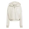 adidas Essentials 3-Streifen French Terry Hoodie Damen - Beige / White