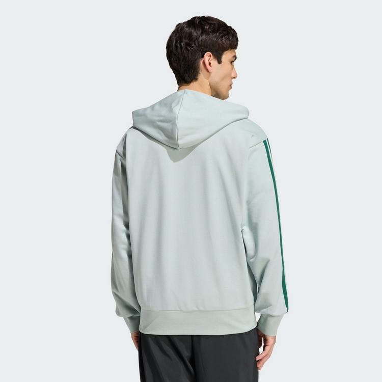 adidas adidas Essentials 3-Streifen French Terry Hoodie Herren - Wonder Sage / Collegiate Green - 1 | SportScheck