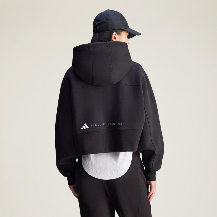 adidas adidas adidas by Stella McCartney Sportswear Hoodie Damen - Black - 1 | SportScheck